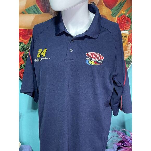 Vintage Nascar Jeff Gordon #24 Dupont Chase Authentics Size Xl - Picture 1 of 4